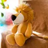 Juguetes de Peluche de Animales Jirafa Elefante León Mono Perro Tigre Juguetes de Peluche para Lanzar en Bodas Fiesta Navideña