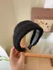 Outono e Inverno Nova Atmosfera Simples Plush Espessado Aro de Cabelo Feminino Larga Aba Faixa de Cabeça Topo Craniano Alto Lavagem de Cabelo Acessórios de Cabelo