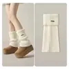 Calcetines Apilados Jk Socks Medianos Otoño e Invierno Calcetines de Pierna Tejidos Nuevos Simples Sexy para Mujer Calcetines Moldeadores de Pantorrilla
