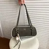 Bolso tipo almohada transfronterizo simple y moderno para mujer, bolso de hombro retro de color contrastante para otoño e invierno, bolso de hombro para commuting, bolso de alta gama
