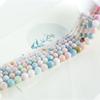 Pulsera de Morganita Color Natural para Mujer Cuentas Color Morganita Pulsera Color Caramelo Cristal Accesorios Semi-terminados Hilo Largo