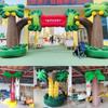 Arco de Coqueiro Inflável Modelo Inflável em Forma Especial Desenho Animado Porta Arco-Íris Inflável Modelo Inflável Fruta de Hainan Coqueiro Modelo Inflável