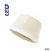 Sombrero de Pescador de Felpa Gruesa Cálido para Otoño e Invierno para Mujer, Elegante Versátil de Gran Circunferencia de Cabeza, Sombrero de Pescador de Punto Forrado de Felpa para Mujer
