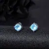 Brincos Cluster de Diamante Cheio de Novo Estilo Transfronteiriços para Homens, Modernos e Versáteis, Brincos de Flor de Íris em Forma de Cruz de Alto Padrão para Mulheres