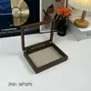 Caja de Joyería con Cierre Magnético de Madera de Nogal Negro Caja de Almacenamiento de Madera para Joyas Collares Anillos Pendientes Caja de Decoración para el Hogar