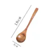 Colher de madeira atacado colher japonesa de cabo longo colher de mel colher de café colher de misturar talheres de madeira colher de arroz infantil colher de sopa