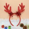 Lindo Diadema Navideña Asta de Alce Diadema de Cinco Estrellas Diadema Navideña para Niños Decoración para Diadema Accesorios para Horquilla