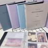 Álbum de Almacenamiento de Tarjetas Pequeñas Postales Boletos Láser de Nueve Cuadrículas Encuadernado en Cuero B5 de Hojas Sueltas Álbum para Tarjetas Fotográficas de 4 pulgadas 5 pulgadas 6 pulgadas