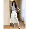 Deslumbrantes Looks Estilo Coreano, um Conjunto Completo de Vestidos para Mulheres, Novos Modelos Verão 2026, Belos e Deslumbrantes Vestidos Longos Brancos