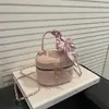 Primavera 2026 Nuevo Elegante Pañuelo de Seda Lazo Moda Estilo Chanel Versátil Simple Bolso de Hombro Cruzado