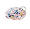 Jardín Misterioso Flor de Rosa Color Bajo Esmalte Cerámica Vajilla Doméstica Tazón Grande para Piezas de Cerdo Hervido Sopa de Pescado encurtido Venta al por Mayor