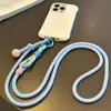 Cordón Multifuncional Ajustable para Teléfono Móvil, Cruzado, Tejido Personalizado, Antiperdida, Cuerda Larga de Nylon Portátil para Colgar en el Cuello