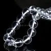 Cristal Blanco Natural Cuentas Sueltas Pulsera de Cristal Pulseras con Cuentas Accesorios de Joyería DIY Pulsera Pulsera Cristales Redondos Semiacabados