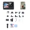 Cámara Deportiva 4K Transfronteriza para Vlog de Ciclismo y Esquí al Aire Libre, Impermeable y Antivibración, Pantalla Doble a Color, Cámara Portátil de Alta Definición