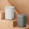 Cubo de basura inteligente de 18L cuidadosamente seleccionado para sala de estar en el hogar transfronterizo, cocina automática con tapa, baño de aspecto elegante