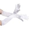Guantes Transfronterizos Años 20 Guantes Extra Largos de Satén Guantes Extra Largos de Vestido Satén Boda Actuación Baile