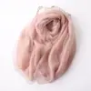 Bufanda Nueva de Lana y Seda Beige 2026, Ligera y Lujosa, con un Toque de Lujo, Hecha de Seda de Morera, Adecuada como Bufanda para el Cuello, Chal o Prenda de Abrigo