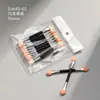 Herramientas de Manicura Palo Esponja de Doble Extremo Palo Aplicador de Polvo Espejo Mágico Aurora Palito Aplicador de Maquillaje Iluminador Nariz Sombra de Ojos Desechable Venta al por Mayor
