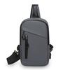 Bolso de Pecho Nuevo para Hombre Transfronterizo Bolso Cruzado de Hombro de Gran Capacidad para Ocio al Aire Libre Mochila Simple Estudiante Moda Japonesa
