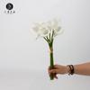 Ventas Directas de Fábrica Ramo Mini de Lirio de Agua Calla Tacto PU Lirio de Agua Calla Accesorios para Arreglos Florales para el Hogar Decoración Ramo de Boda