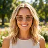 Gafas de Sol Antirreflejantes con Marco Negro Clásico y Acabado Texturizado, Estilo de Moda Transfronterizo Europeo y Americano, Adecuadas para el Viaje Diario y la Protección Solar