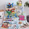 Manta Fofa do Crayon Shin Manta de Soneca para Crianças do Jardim de Infância Cobertor de Cama Dormitório de Estudante Cama Cama Manta de Cama Uso Duplo