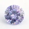 Wuzhou fornece zircônias redondas 5A soltas, zircônia cúbica sintética, pedras CZ artificiais brancas e coloridas no atacado