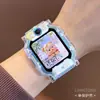 Aplicable para correa de reloj inteligente Little Genius d3/z9/z10 hebilla magnética tejida z11/z12 correa de muñeca con colgante de estrella y luna