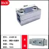 Conector de Tubo Cuadrado Galvanizado de Hierro Fundido de 20/25/30 mm Hebilla de Fijación de Acero Cuadrado Accesorios de Marco Junta de Barandilla Sin Soldadura