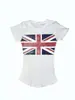 Camiseta vintage de manga corta para mujer estilo Y2K, bloques de color, corte ajustado, top cropped moderno