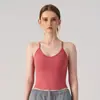 Chaleco de Yoga para Mujer Corto Antishock Reafirmante Capa Interior Copa Fija Ropa Exterior para Correr Entrenamiento Fitness Espalda Bonita Ropa Interior Deportiva