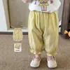 Roupas Infantis Zhe Li Calças para Meninas Verão Estilo Fino 2026 Casuais Calças Jogger Anti-Mosquito Infantis Calças Capri para Bebê Menina Classe A