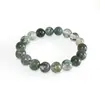 Pulsera de Cristal Acuático Natural con Flores Flotantes, Estilo Unisex, Suministro Mayorista de Cristal de Calcedonia