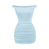 Puro Luxurioso Sexy Um Ombro Exposto Clavícula Sexy Vestido Justo ao Quadril Verão Novo Emagrecimento da Cintura Saia Plissada