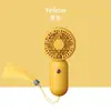 Mini ventilador de mano, alimentado por USB, portátil, diseño lindo, no requiere instalación, viene con un soporte para teléfono, perfecto para llevar a todas partes
