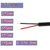 Enchufe Macho Dc5.5*2.1Mm Cable de Alimentación Dc de Cobre Puro 5525 Tira de Luz Led Adaptador 12V24V Cable Dc 5521