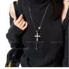 Design de nicho pull-out imitação pérola colar longo estilo frio das mulheres personalidade elegante temperamento simples all-match camisola