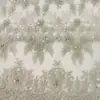 Tela de tela bordada con lentejuelas nueva posición flor bordada plana malla transparente bolsa para zapatos ropa vestido de mujer suministro en stock