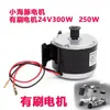 Motor de Escova 24V 250W 300W para Veículo Elétrico Pequeno Scooter Bicicleta Modificação Motor a Correia
