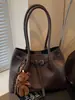 Bolsa Tote Grande e Fashion para Mulheres, Nova Bolsa Simples de Ombro com Temperamento para Trabalho e Deslocamento, Bolsa de Ombro para Comércio Exterior Transfronteiriço