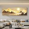 Pintura de Paisaje Pintura Decorativa Sala de Estar Pared Completa detrás del Sofá Pintura de Velero Jinshan Back Backer Mural de Estilo Chino Nuevo