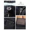 Nuevos Jeans Rectos Sueltos para Hombre Otoño e Invierno 2025 Estilo de Cinco Bolsillos Cómodos y Versátiles Microelásticos Gruesos Pantalones de Hombre para Otoño