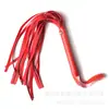 Látigo de cuero sexy para pareja coqueteando látigo con borla alternativa para entrenamiento de adultos juguetes sexuales suministros fábrica en stock