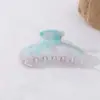 Pinza para el pelo de coleta de color caramelo con efecto de onda de agua, de venta caliente transfronteriza para mujer, pasador para el baño, accesorio para el pelo simple y moderno