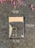 Bolsa para Joyería Bolsa Auto-sellante de EVA Estilo Ins Sentido Avanzado Aretes Anillo Bolsa Sellada para Joyería Escarchada Bolsa Antioxidación