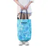 Bolsa de Hombro Plegable Grande de Tela Oxford para Compras en el Supermercado Bolsa de Compras Plegable Bolso Cruzado Bolsa de Almacenamiento Bolsa de Cosméticos