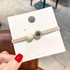 Versão coreana do outono e inverno outono novo anel de cabelo strass luz luxo vento corda de cabelo cabelo elástico acessórios para o cabelo corda de cabelo mulheres Atacado