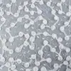 Nuevo Tejido de Malla con Bordado Floral Tridimensional Estilo Francés, Tejido para Vestido con Bordado Pesado de Flor de Rosa para Ropa de Mujer y Niños