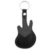 Chaveiros Ornamentos de Palheta de Guitarra Acrílica Novos Europeus e Americanos Estojo Protetor de Chave de Couro para Violino Ornamentos