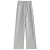 Pantalones casuales de ajuste ceñido con máscara, nuevo estilo otoño/invierno, forro polar, ropa de mujer, adelgazante, buena caída, deportes, para ir al trabajo, pierna recta, pierna ancha, pantalones de chándal